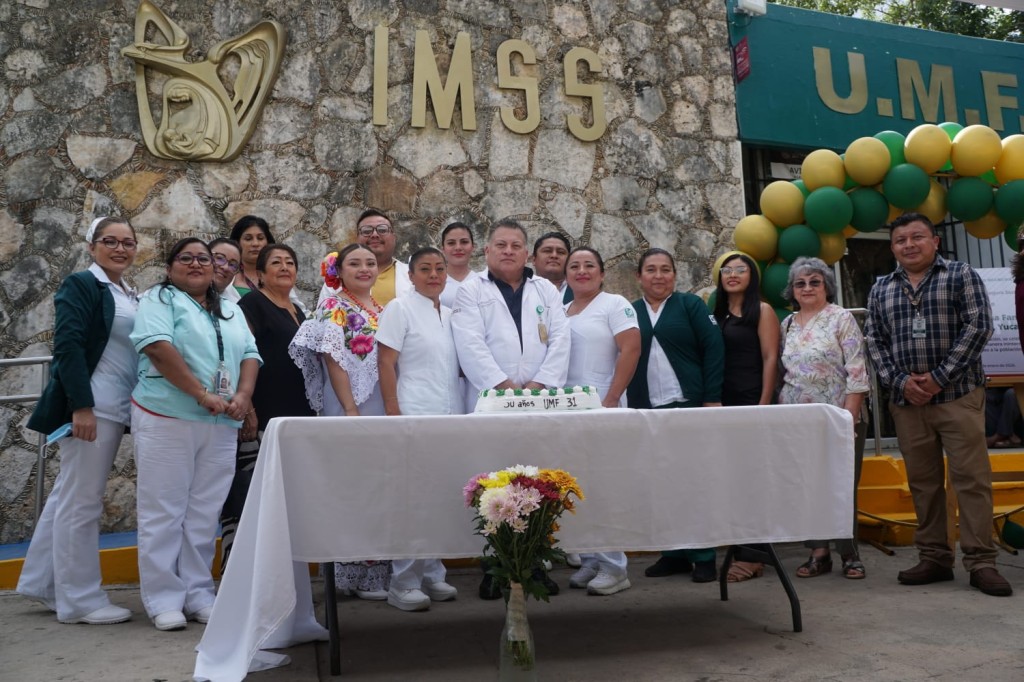 Cumple UMF N&deg; 31 del IMSS Yucat&aacute;n 30 a&ntilde;os de servicio al derechohabiente
