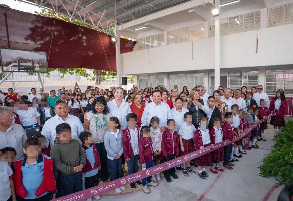 Reabre con mejores instalaciones la primaria Adolfina Cardeña Marín de Arceo