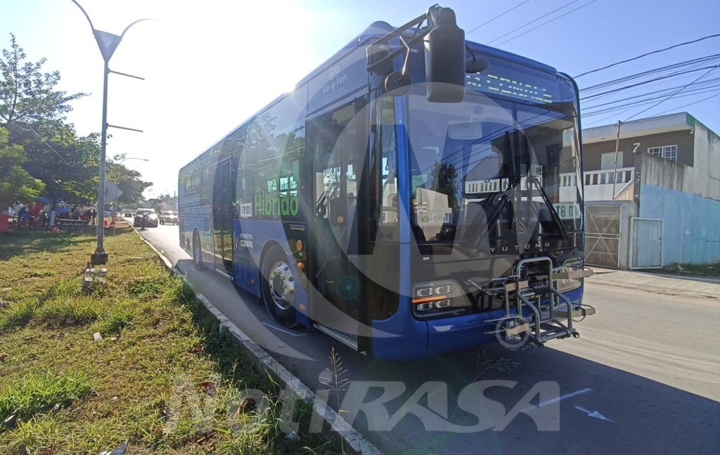 Dos accidentes de tr&aacute;nsito por operadores de transporte p&uacute;blico a motociclistas, en Tizim&iacute;n