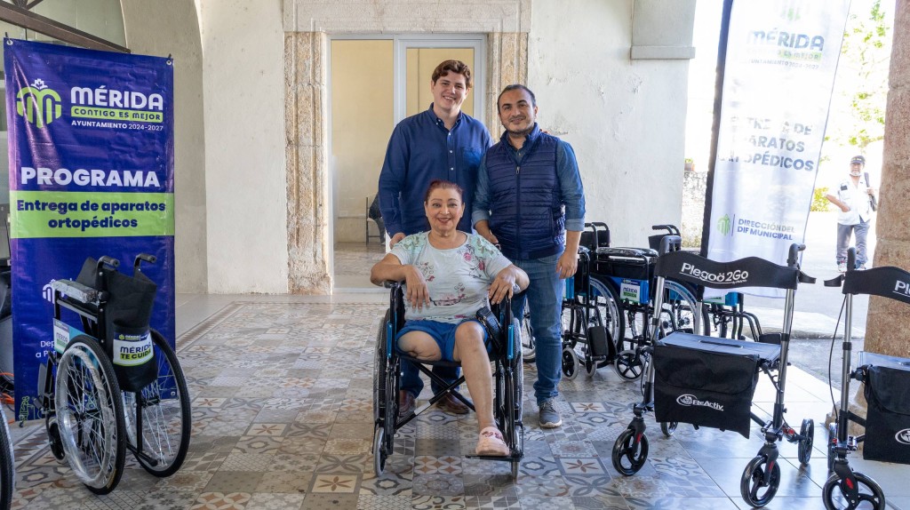 DIF M&eacute;rida realiza primera entrega del a&ntilde;o de aparatos ortop&eacute;dicos a personas con discapacidad