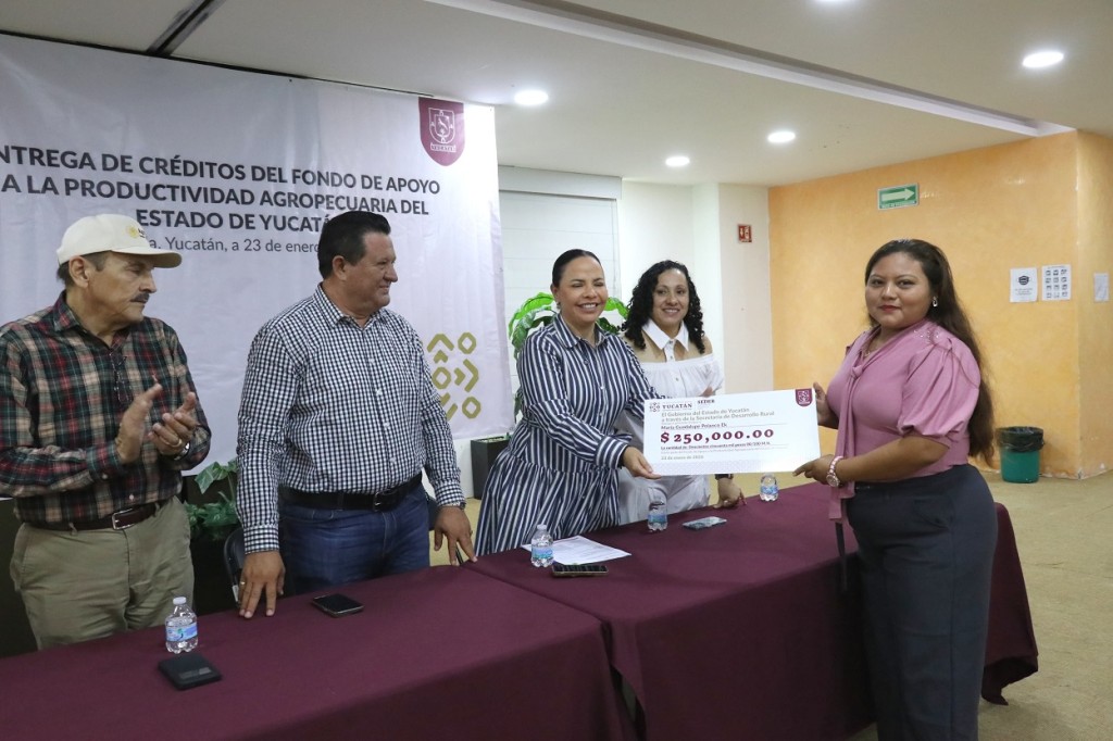 Respaldan econom&iacute;a familiar con cr&eacute;ditos Foproyuc para el sector rural y pesquero