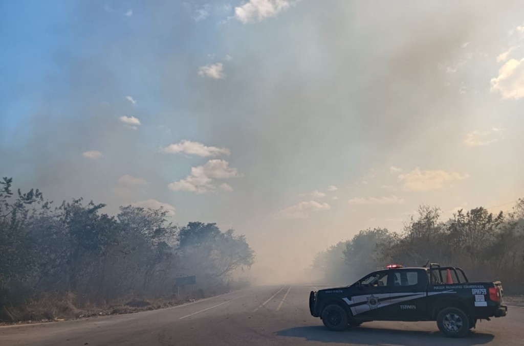 A la orden del d&iacute;a los incendios, en Tizim&iacute;n