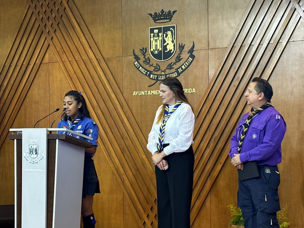 Asumi&oacute; la scout Valentina Castro el cargo de &ldquo;Alcaldesa por un d&iacute;a&rdquo;