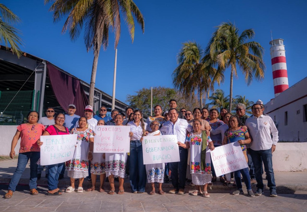 Promueve &ldquo;Pintemos Juntos&rdquo; la transformaci&oacute;n de Sisal, a trav&eacute;s del Gobierno del Estado