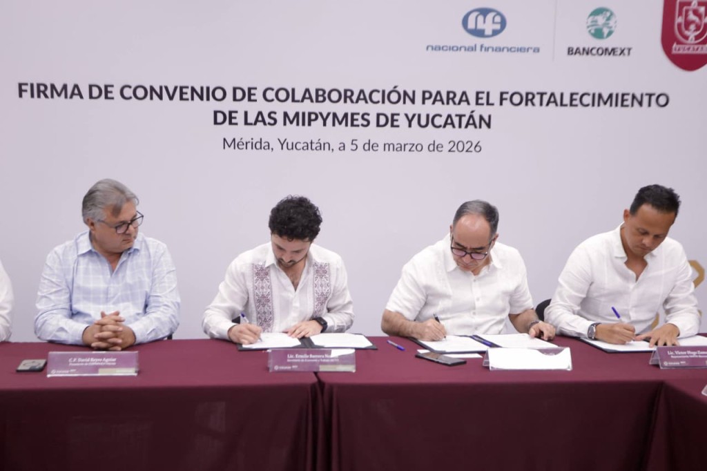 Gobierno de Yucat&aacute;n y Nacional Financiera suman esfuerzos para impulsar a las MiPyMEs