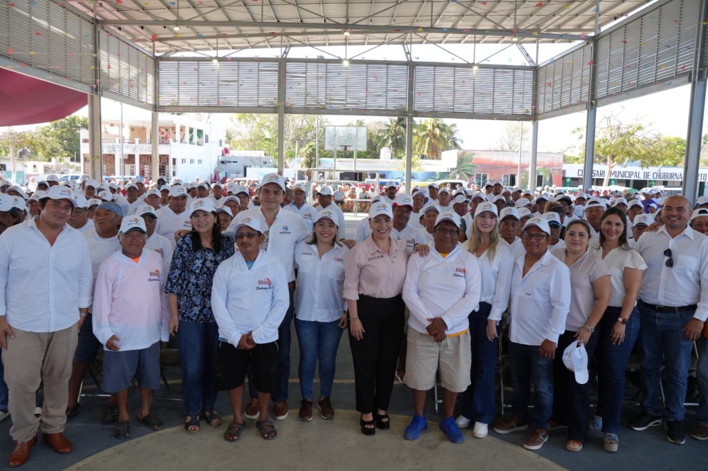 Llenan de color Chuburn&aacute; Puerto con el programa Pintemos Juntos