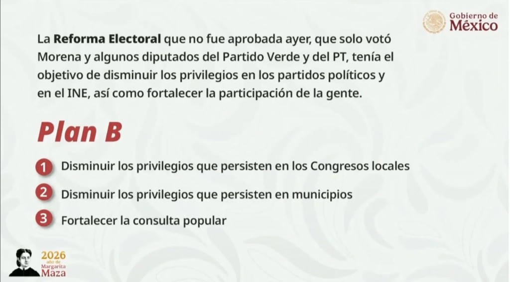 Este lunes llega a la C&aacute;mara de Diputados el Plan B de la presidenta