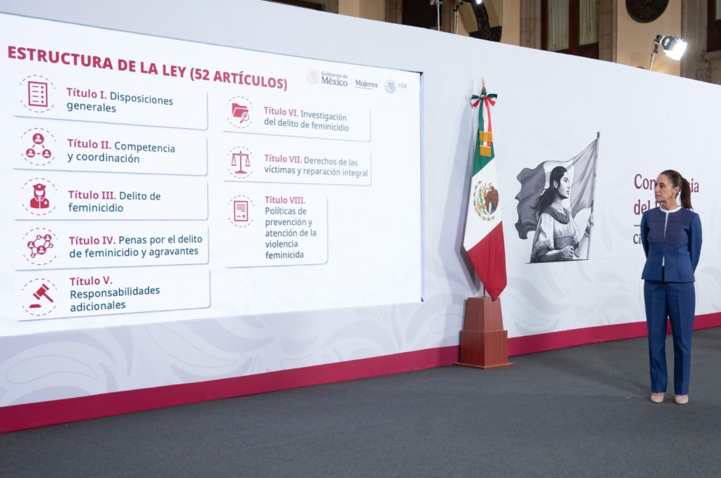 Enviar&aacute; Claudia Sheinbaum iniciativa para erradicar el feminicidio en M&eacute;xico