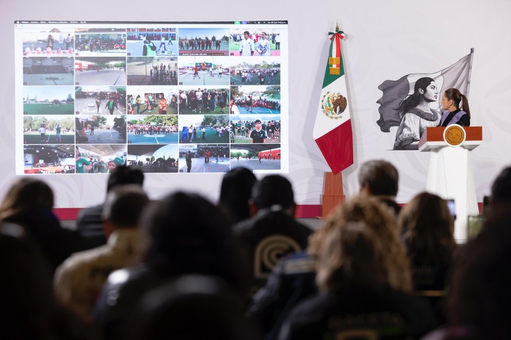 Inaugura Claudia Sheinbaum Torneo de Cascaritas y Dominadas del Imjuve y Mundialito IMSS &ldquo;futbol sin correr&rdquo;