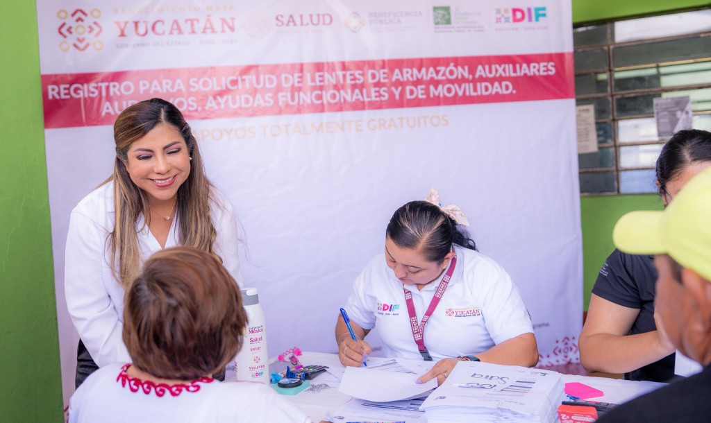 Inician registro DIF Yucatán y Beneficencia Pública para acceder a apoyos funcionales
