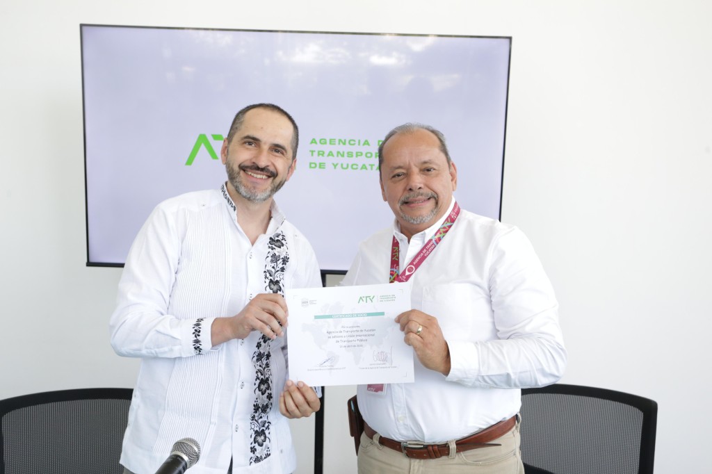 Renueva alianza internacional Yucatán con UITP para fortalecer innovación en transporte público