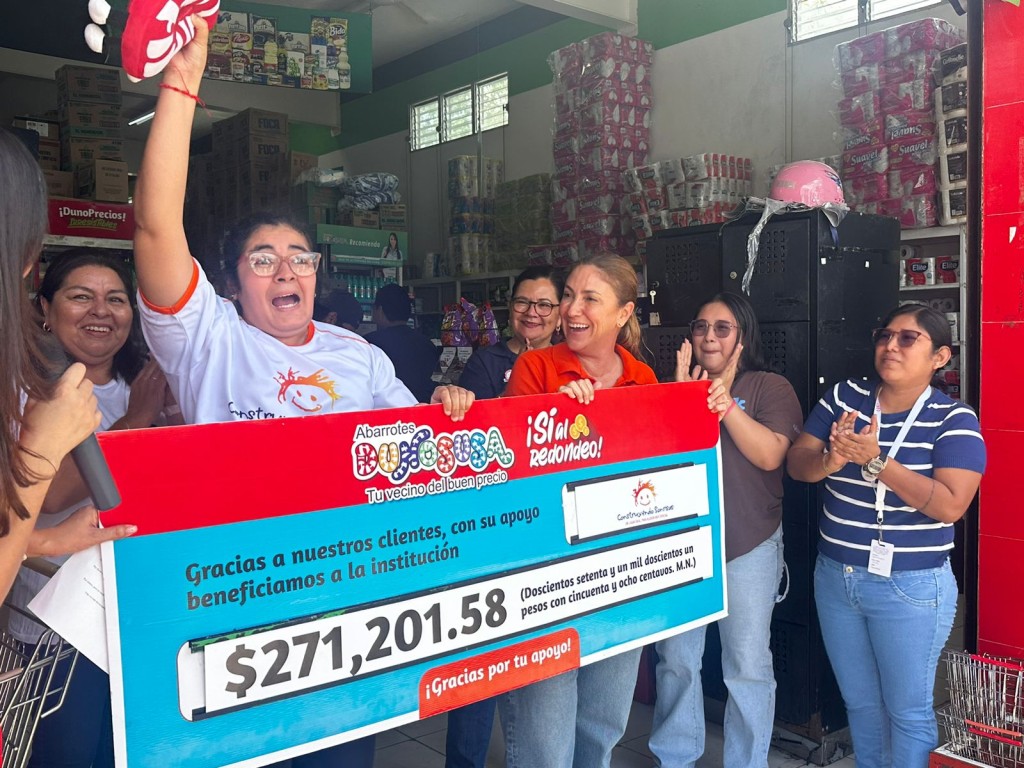 Entrega Dunosusa importante donativo a Construyendo Sonrisas