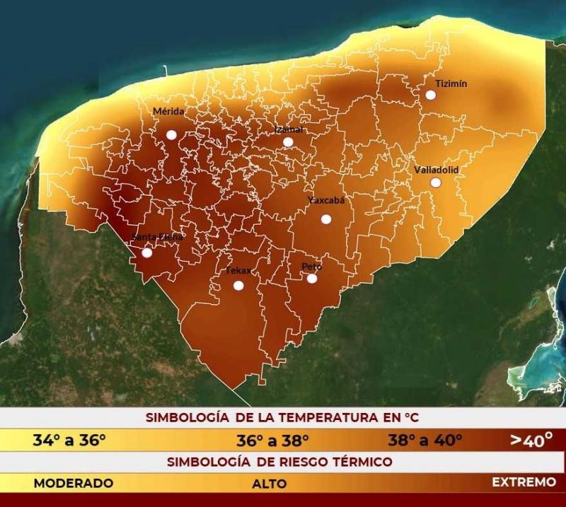 La vez que Yucat&aacute;n registr&oacute; 49&deg;C