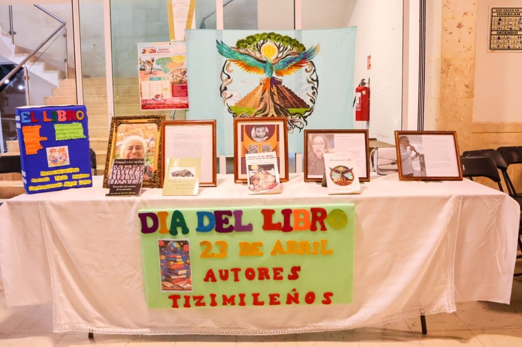 Celebran el D&iacute;a Internacional del Libro, en Tizim&iacute;n