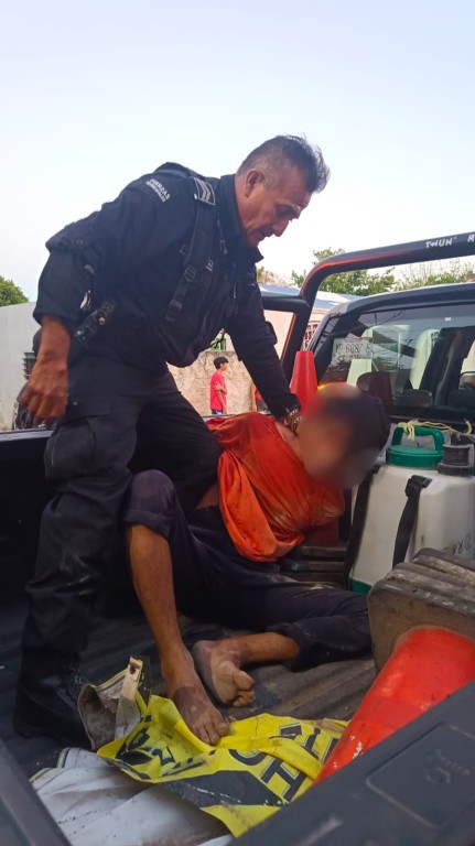 Detienen a sujeto tras operativo policiaco, en Tizim&iacute;n