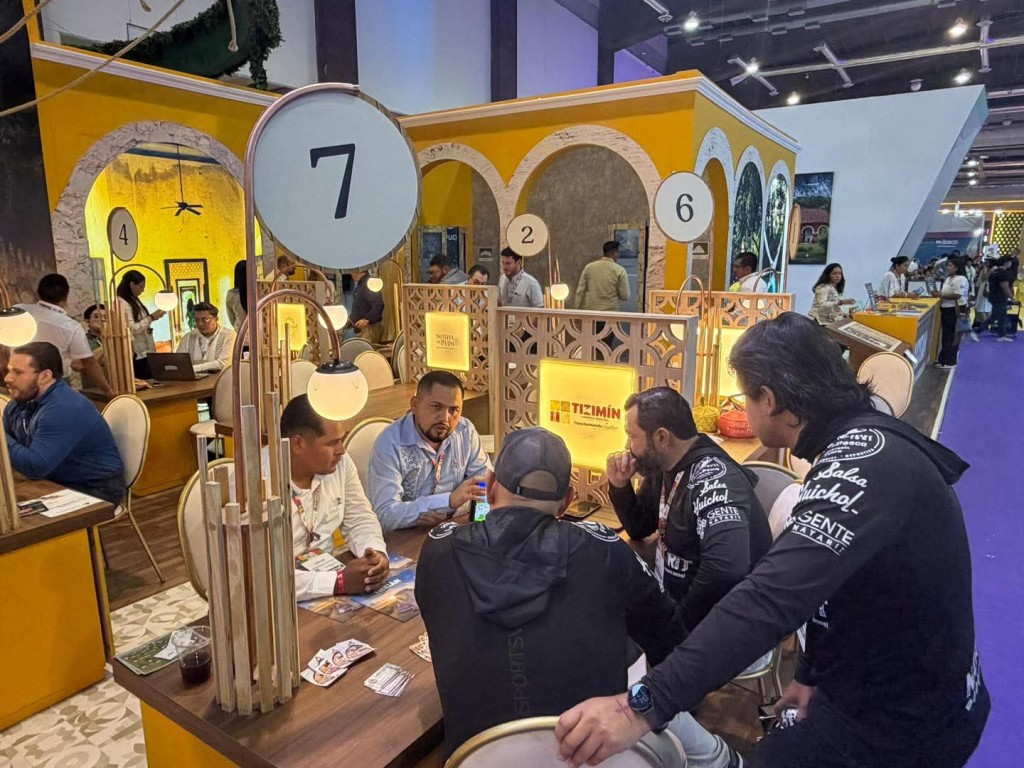 Promocionan a Tizim&iacute;n en Tianguis Tur&iacute;stico Acapulco 2026