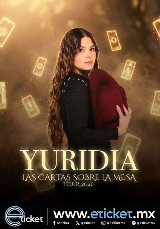 Regresa a M&eacute;rida Yuridia con su gira &ldquo;Las Cartas Sobre la Mesa&rdquo;