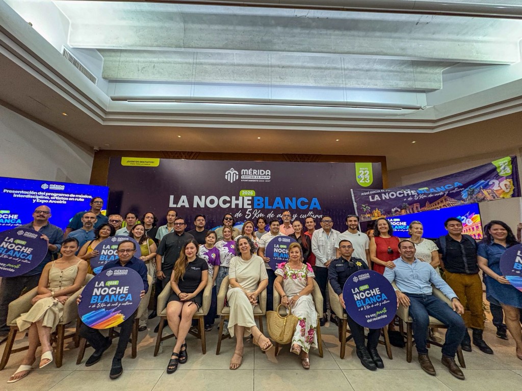 Todo listo para recorrer m&aacute;s de 5 Km de arte y cultura, en La Noche Blanca