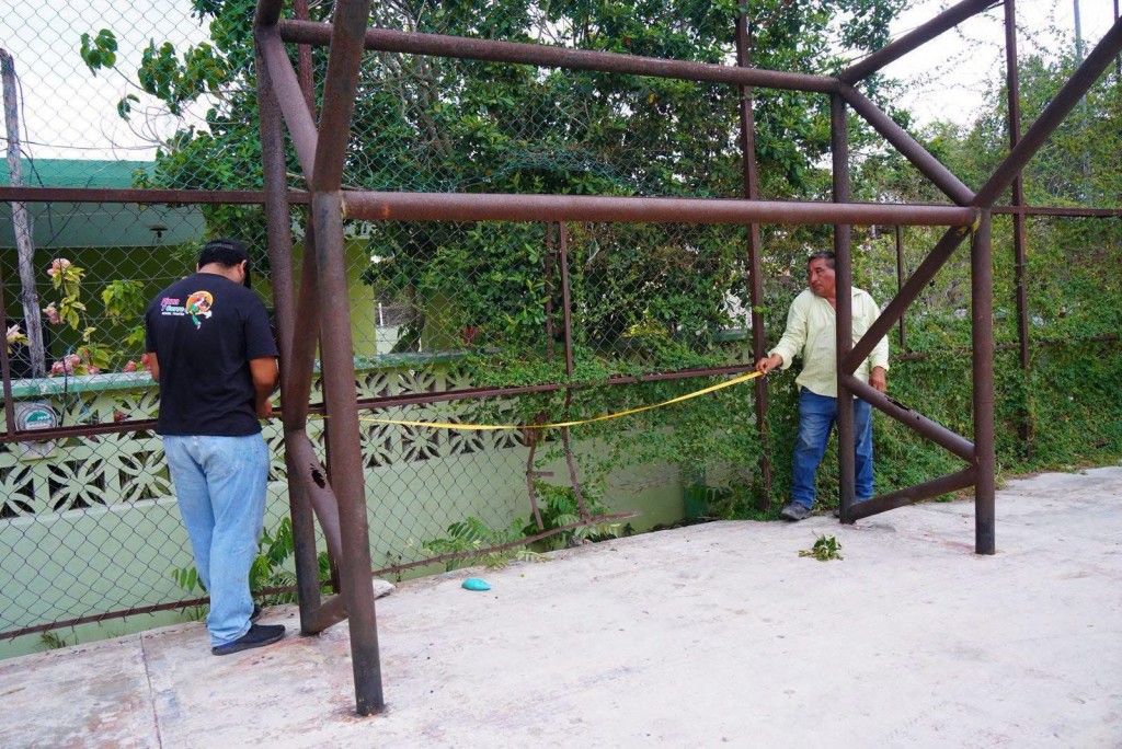 Comenzar&aacute;n a rehabilitar cancha de Tizim&iacute;n, como parte del proyecto &ldquo;Mundial Social 2026&rdquo;