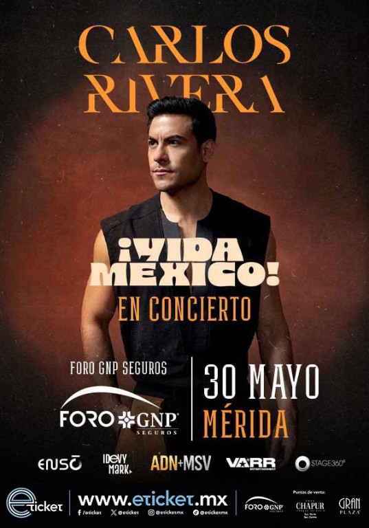 Desatará Carlos Rivera magia en Mérida