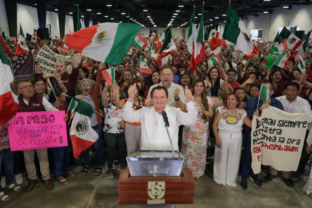 Avanza Yucatán con el Renacimiento Maya, a dos años del triunfo histórico de la presidenta Claudia Sheinbaum