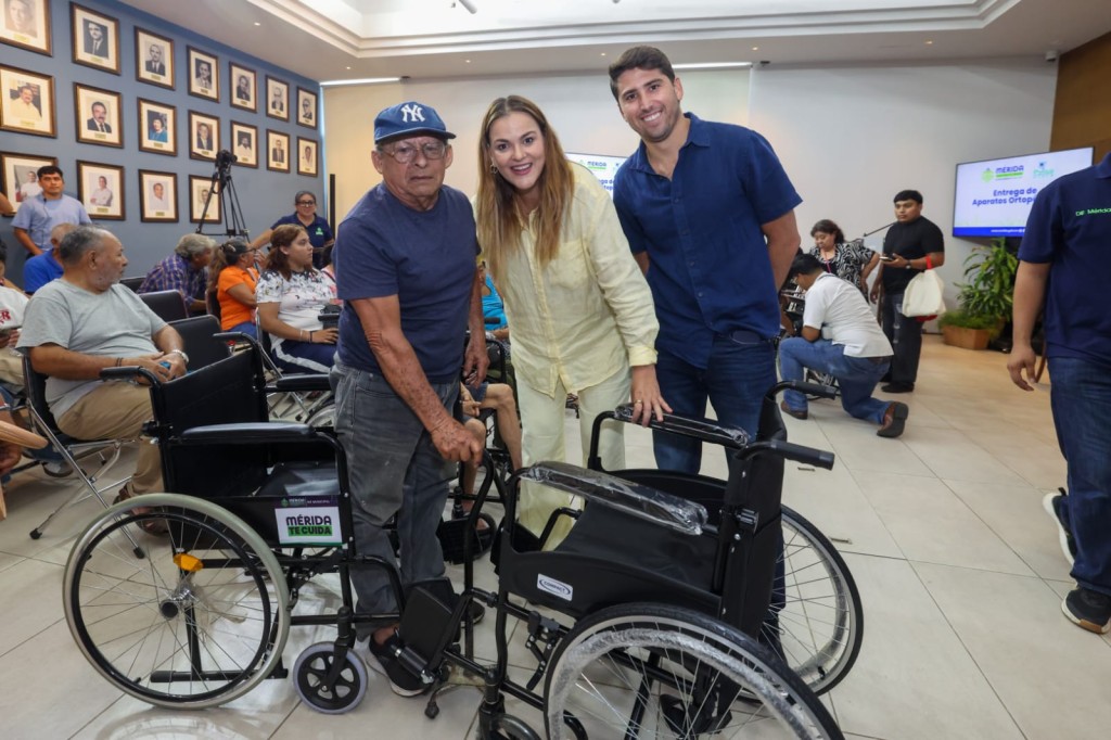 Entrega Ayuntamiento de M&eacute;rida 90 aparatos ortop&eacute;dicos, en alianza con Pylsa Aceros