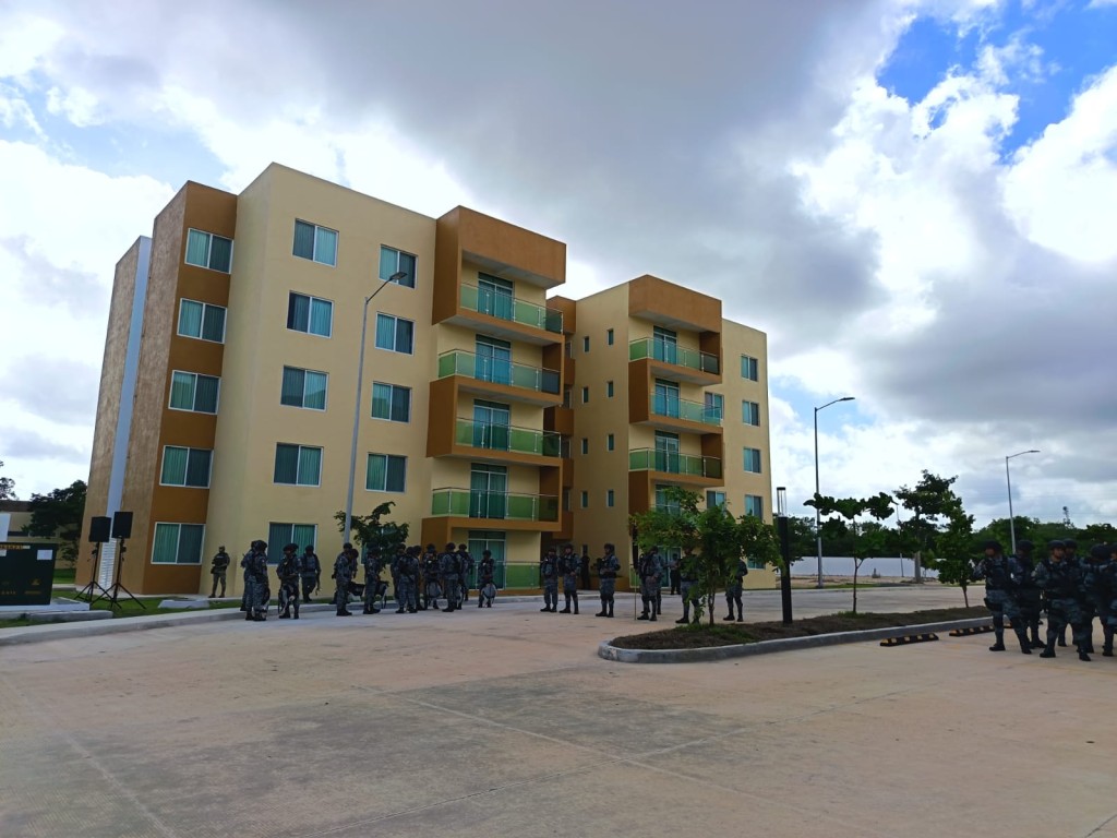 Inauguran unidad habitacional de la Guardia Nacional en el municipio de Umán