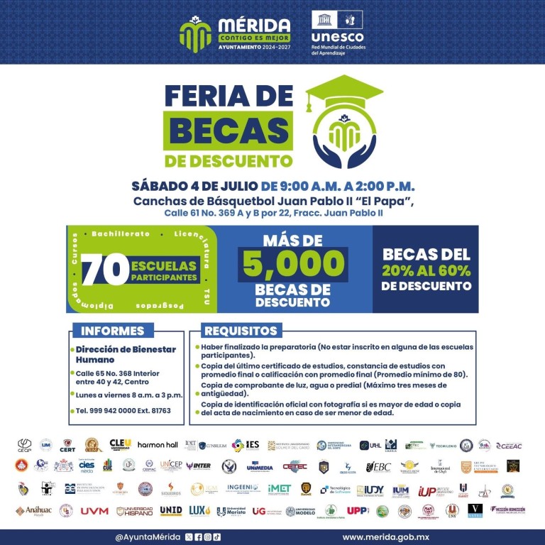 Ofrecer&aacute;n m&aacute;s de 5,000 becas de descuento para j&oacute;venes que no ingresen a bachillerato o universidades p&uacute;blicas