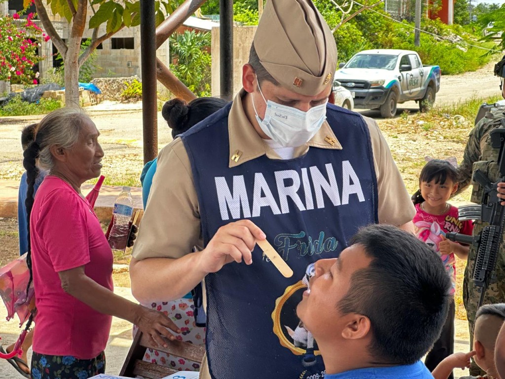Inician Marina y la SSY Jornadas de Salud en comunidades de dif&iacute;cil acceso
