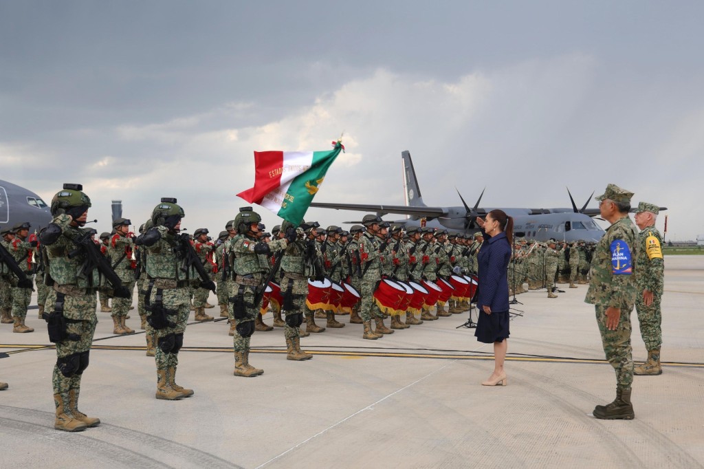 Claudia Sheinbaum reconoce al agrupamiento “Yumare”, que brindó apoyo a Venezuela por terremotos