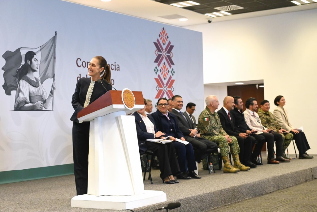 Destaca Claudia Sheinbaum que estrategia nacional de seguridad da resultados