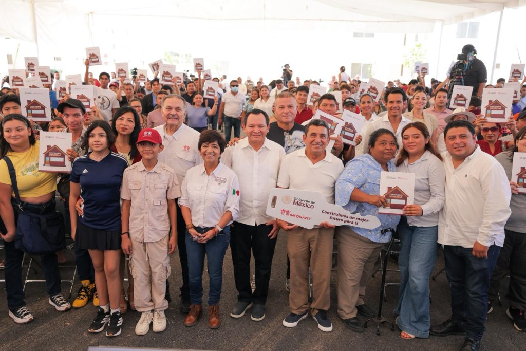 Renacimiento Maya y Gobierno de México llevan vivienda propia a más de 47 mil familias yucatecas