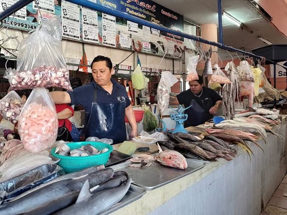 Arranca remodelaci&oacute;n del &aacute;rea de mariscos en el mercado Lucas de G&aacute;lvez