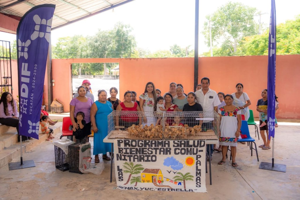 Impulsa DIF Yucat&aacute;n seguridad alimentaria de familias de Chemax