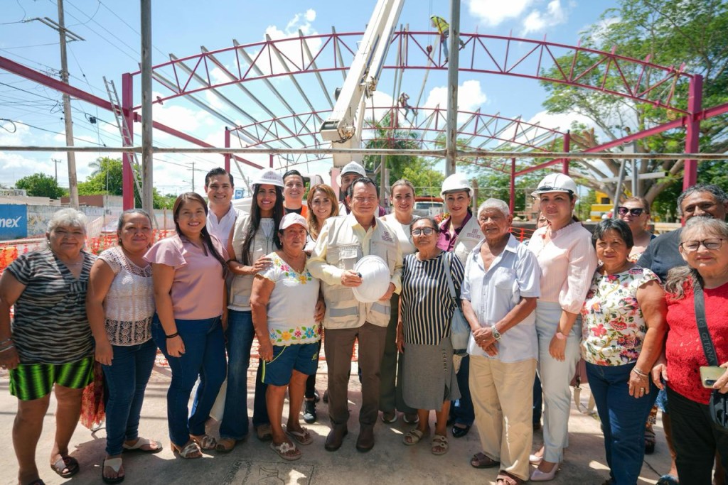 Luego de años de abandono, el Renacimiento Maya lleva bienestar a familias de Mérida con la modernización de espacios públicos