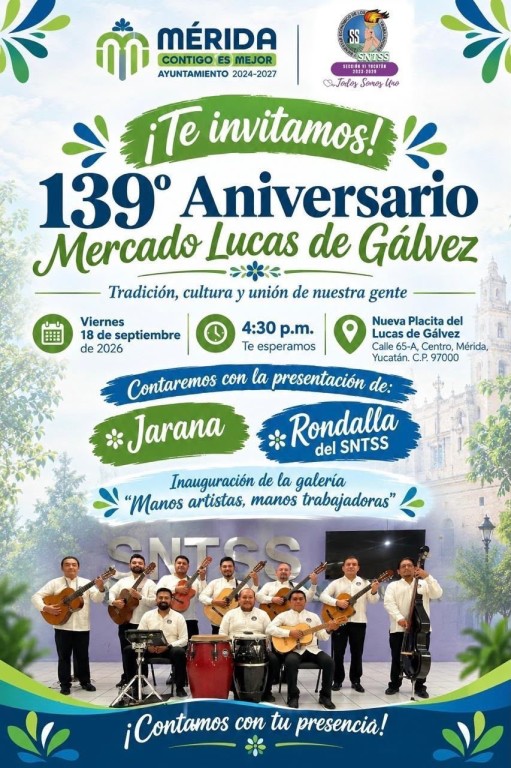 Celebrar&aacute; el mercado Lucas de G&aacute;lvez su 139 aniversario