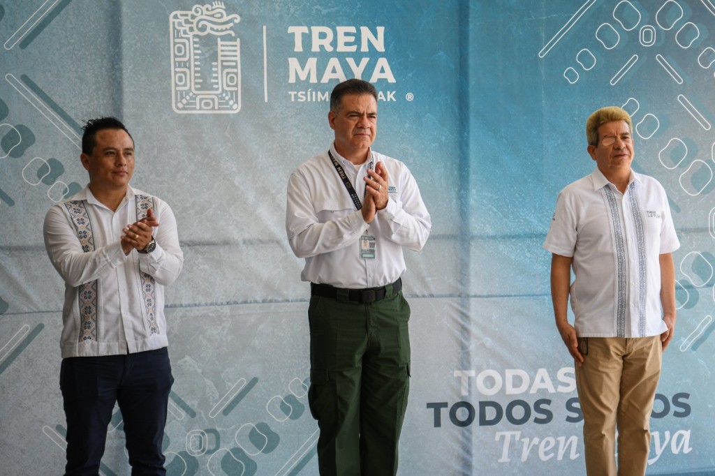 Inauguran en “La Plancha” taquilla del Tren Maya