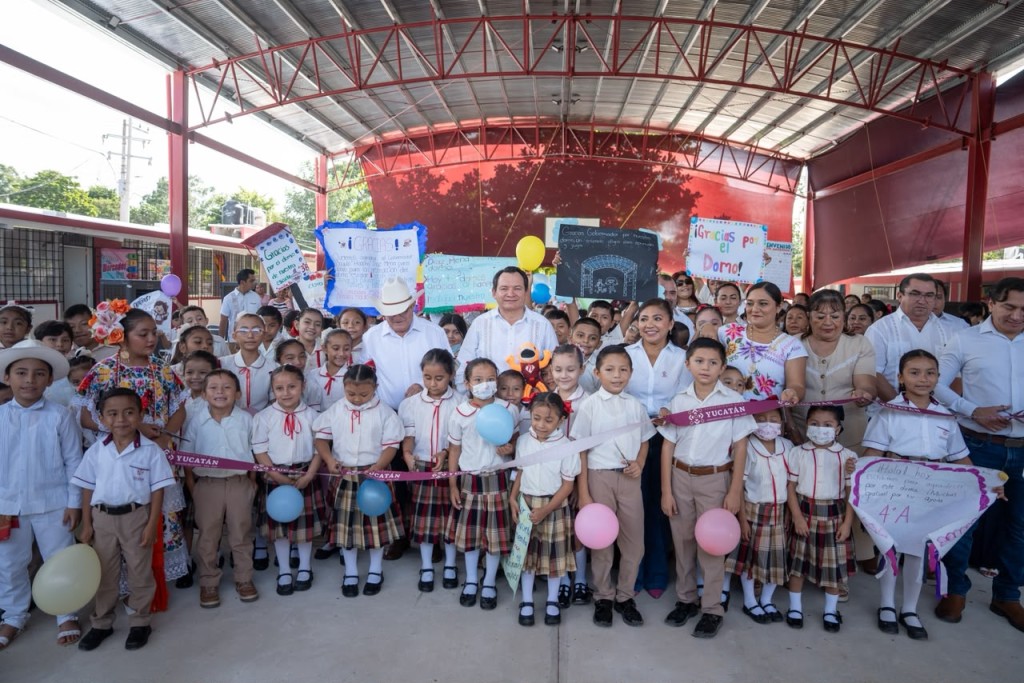 Renacimiento Maya invierte siete millones de pesos en infraestructura educativa digna en Sucil&aacute;