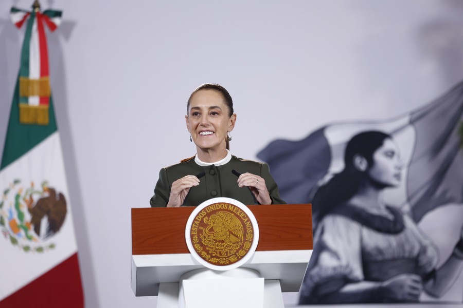 Desea Claudia Sheinbaum pronta recuperaci&oacute;n al papa Le&oacute;n XIV, tras intervenci&oacute;n quir&uacute;rgica