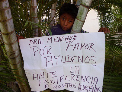 VALLADOLID: Piden a Rigoberta Menchú abogar por caso de niños expulsados en albergue indígena.