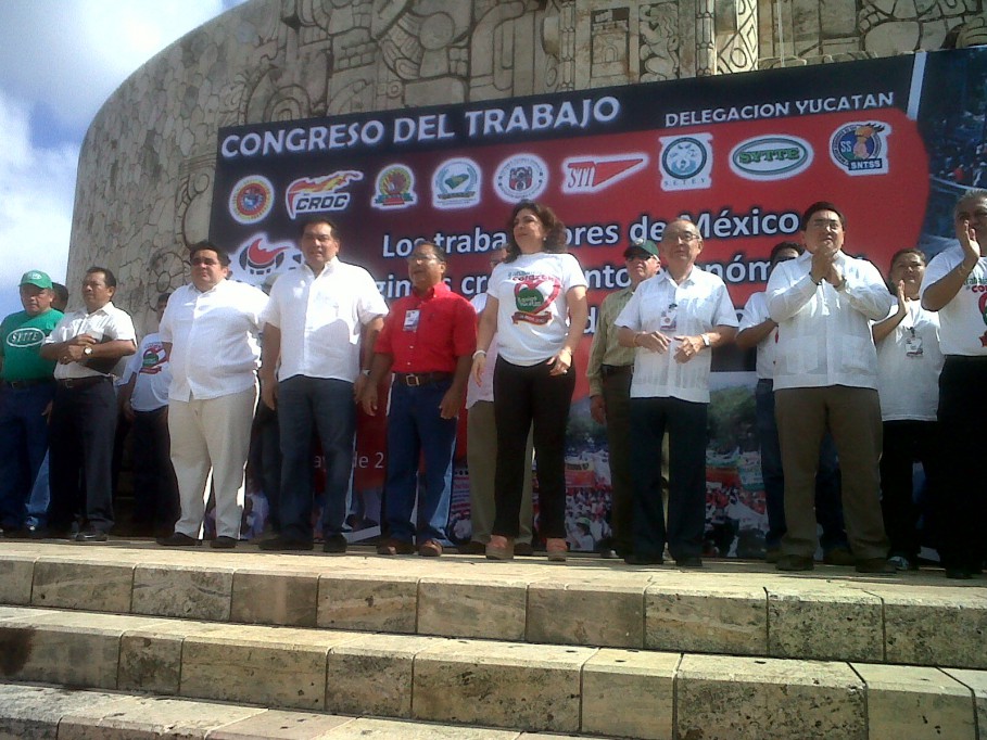Los trabajadores, motor para el desarrollo de Yucatán.