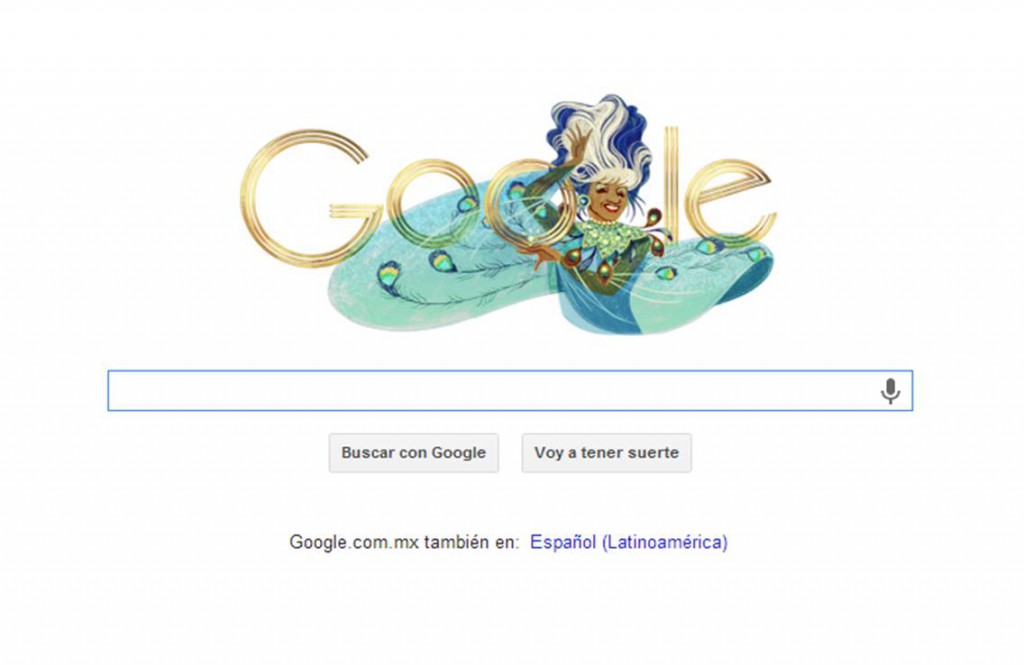 Google le rinde homenaje a la cantante Celia Cruz