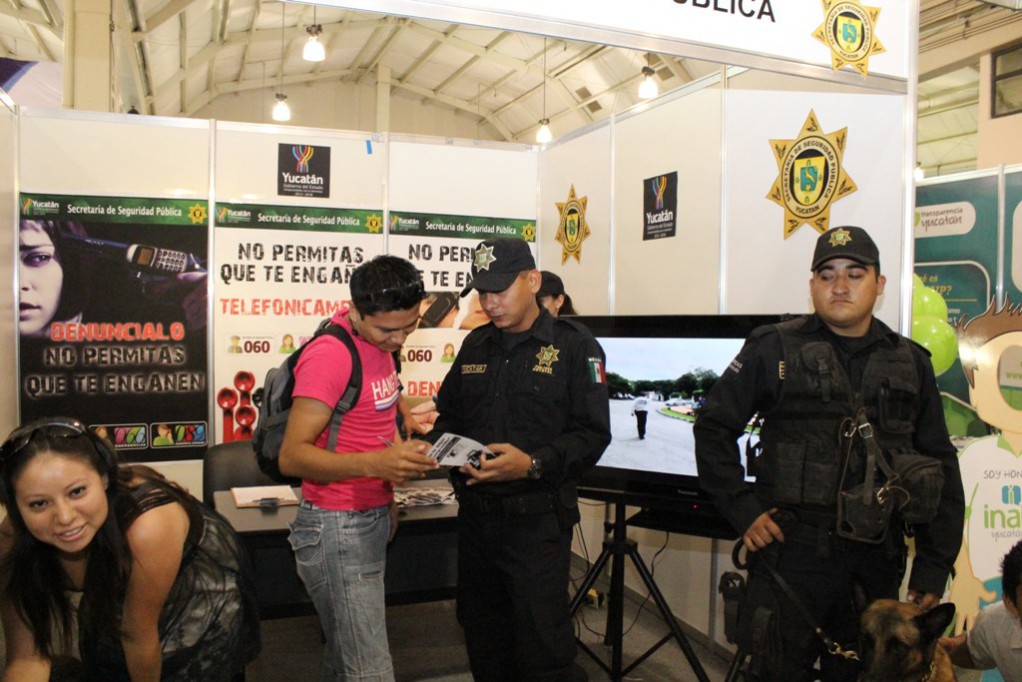 Secretaria de Seguridad Pública instalo un stand en la Expoferia 2013