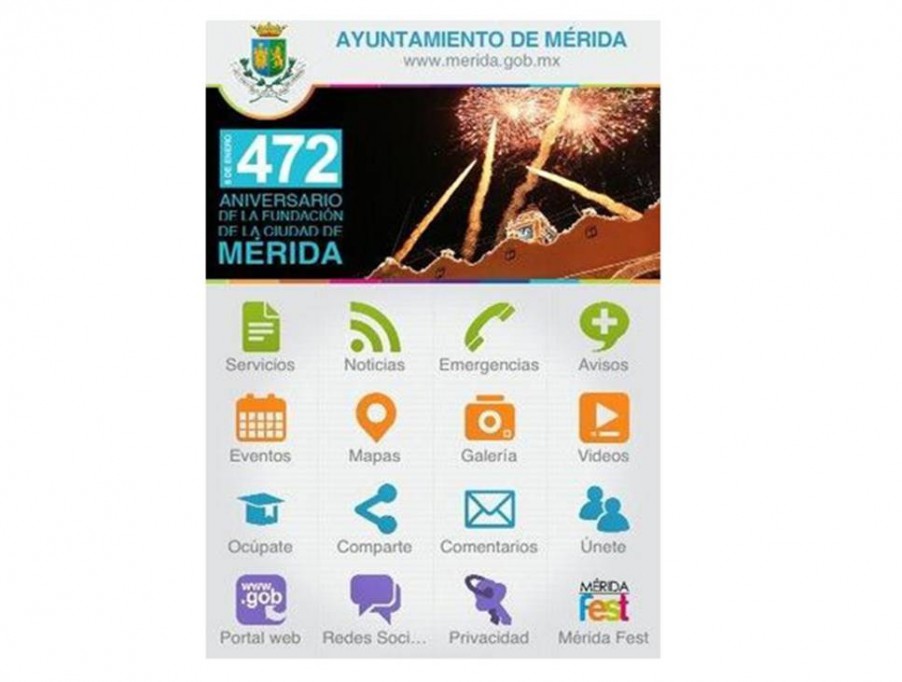 Nueva app del Ayuntamiento de Mérida para celulares