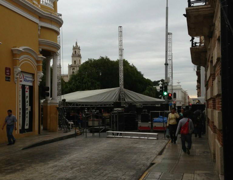 Cierran calles por concierto de Concha Buika en el Mérida Fest