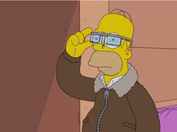 Aparece capitulo de los Simpson con los Google Glass