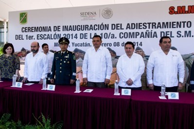 108 Jóvenes iniciaron  su Servicio Militar