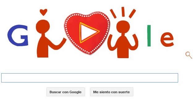 Google celebra el Día del amor y la amistad