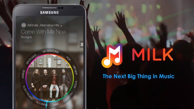 Milk Music el nuevo sistema de música de Samsung
