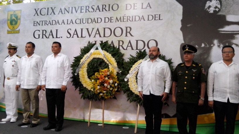 99 aniversario de la entrada del General Salvador Alvarado a Mérida